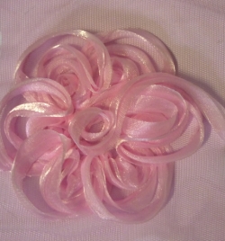 Flowerribbon Satin 11cm (15 yard), Pink